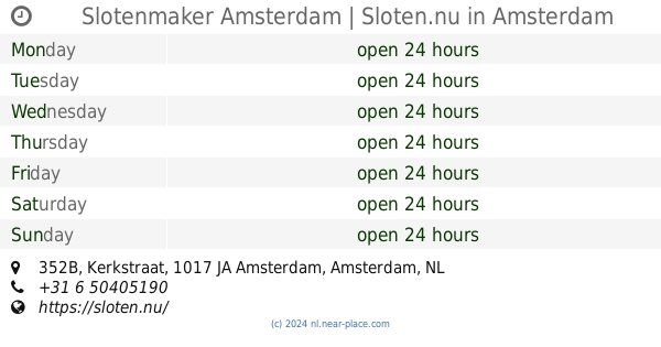 Slotenmaker Amsterdam 365 Amsterdam West - Directory of repairmen in the  Netherlands [Fixity]